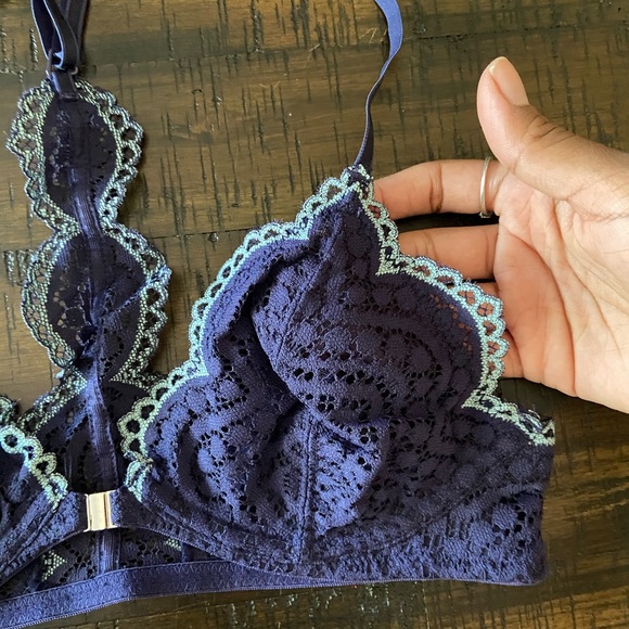 NWT Free People Intimately navy bralette - Picture 2 of 5